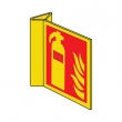 Pictogram Brandblusser Haaks Nalichtend