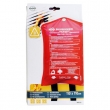 de goedkoopste blusdekens, type blusdeken softbag 1.10x1.10 meter	