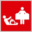 blusdeken pictogram aanduiding	