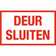 pictogram deur sluiten	